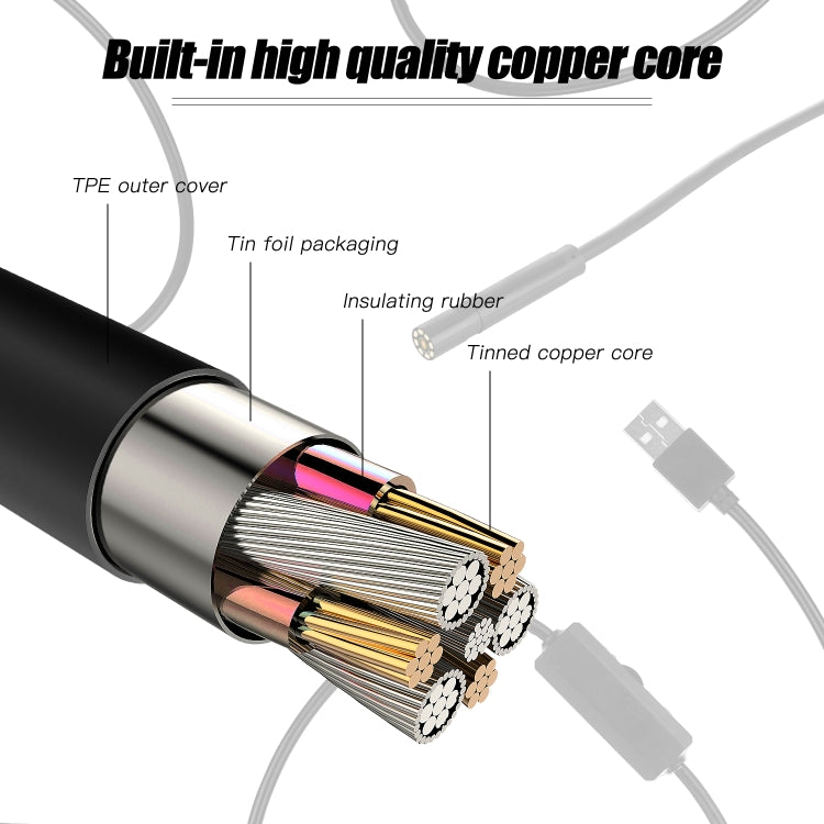 P20 Inspection Endoscope with 4.3 inch HD1080P Display with 8 LEDs, Length: 2m, Lens Diameter: 8mm, Hard Line, Length: 2m, Hard Line