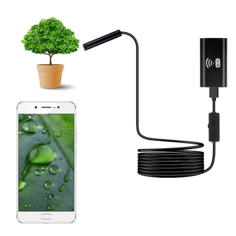 Endoscopio Wi-Fi HD 8mm impermeabile con cavo 3,5 m