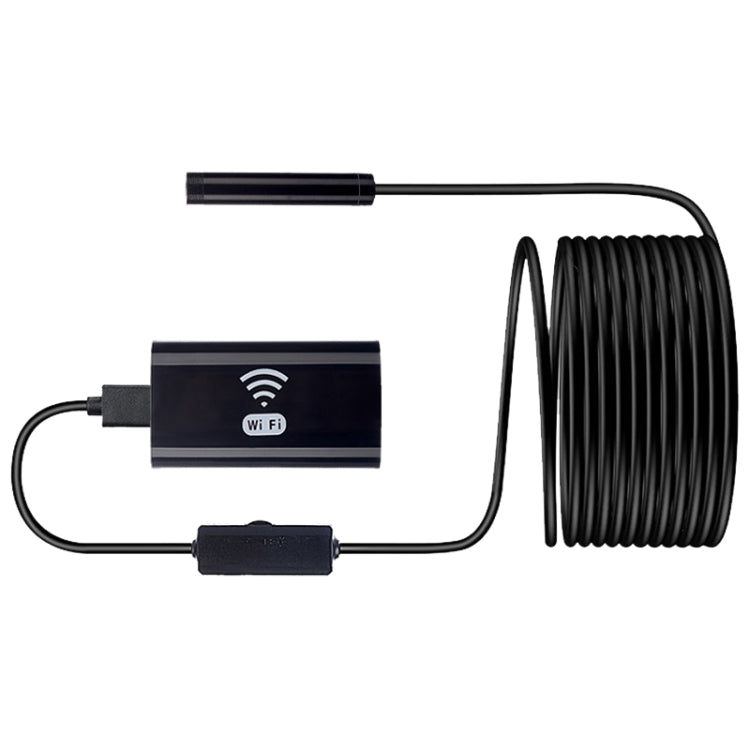 Endoscopio Wi-Fi impermeabile 8mm HD con cavo rigido 10m