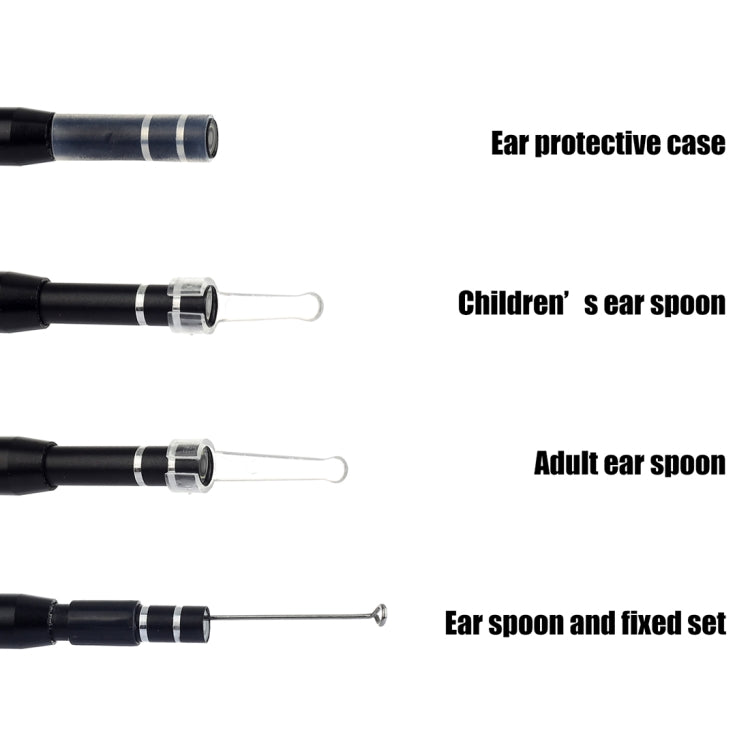 AN101 Otoscopio domestico da 5,5 mm Endoscopio auricolare tre in uno Otoscopio HD da 30 W Otoscopio per prelievo visivo dell'orecchio, 30W