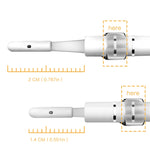 Periscopio endoscopio per strumento visivo per la pulizia del cerume visivo I98 da 1,3 milioni di HD con 6 LED, diametro lente: 5,5 mm