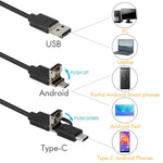 inskam107 3.9mm HD 3 in 1 Waterproof Industrial Digital Endoscope Inspection Camera, Length: 3.5m Flexible Cable, 3.5m Flexible Cable