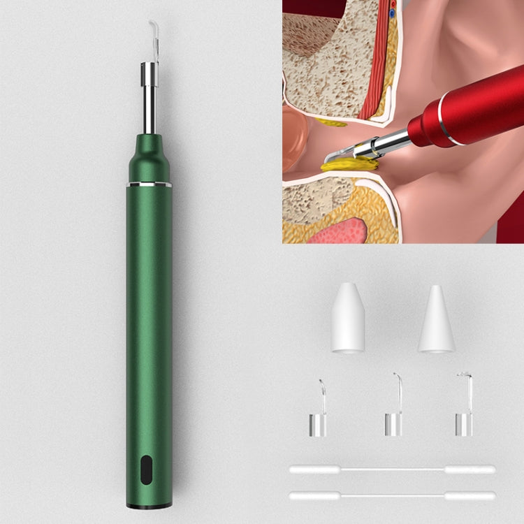 Endoscopio digitale Timesiso P40 2.4G WiFi 3.9mm 5.0MP HD Visual Earpick con 6 luci LED, P40 (Green), P40 (Red), P40