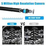 Telecamera ispezione endoscopio WIFI F220 5,5 mm HD 5MP 10 m