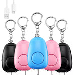 Allarme personale femminile con doppio LED luminoso 130 dB