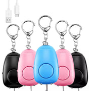 BJY-08 Allarme di autodifesa femminile con doppio LED luminoso da 130 dB