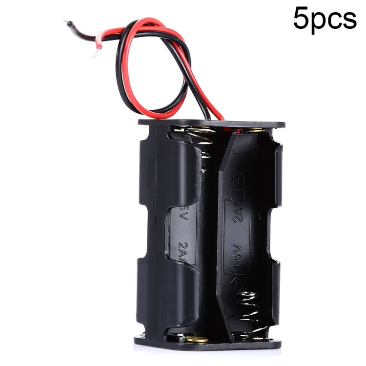 5 pz LandaTianrui LDTR-DJ002 6 V 4 batterie AA Custodia portaoggetti con cavo da 18 cm per Arduino, 6V 4 x AA