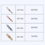 Tubo termoretraibile con anello di saldatura resistente all'acqua professionale da 100 pezzi/scatola, 100 PCS / Set
