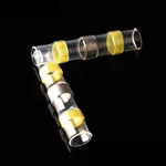 100 PZ AWG12-10 4-6mm Sigillo Termorestringente Connettori per cavi Terminali gialli Manicotto a saldare, 4-6mm Yellow