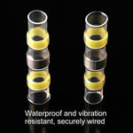 100 PZ AWG12-10 4-6mm Sigillo Termorestringente Connettori per cavi Terminali gialli Manicotto a saldare, 4-6mm Yellow