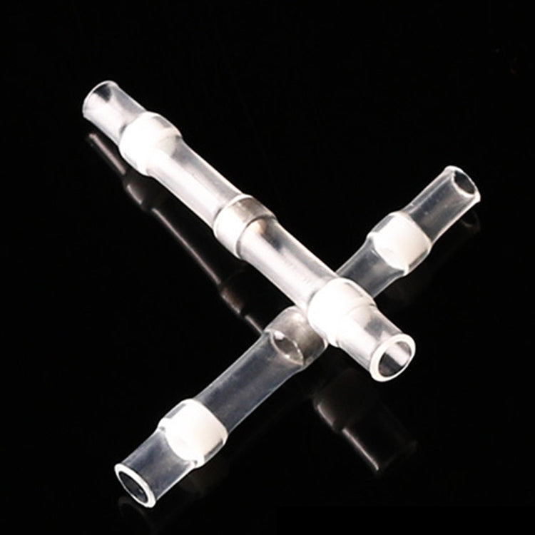100 PZ AWG26-24 0,25-0,34 mm Sigillo Termorestringente Connettori per cavi Terminali bianchi Manicotto a saldare, 0.25-0.34mm White