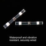 100 PZ AWG26-24 0,25-0,34 mm Sigillo Termorestringente Connettori per cavi Terminali bianchi Manicotto a saldare, 0.25-0.34mm White