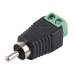 Adattatore connettore alimentazione DC a RCA maschio 6cm