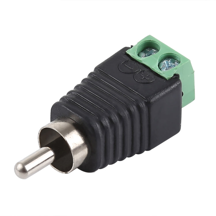 Adattatore connettore alimentazione DC a RCA maschio 6cm