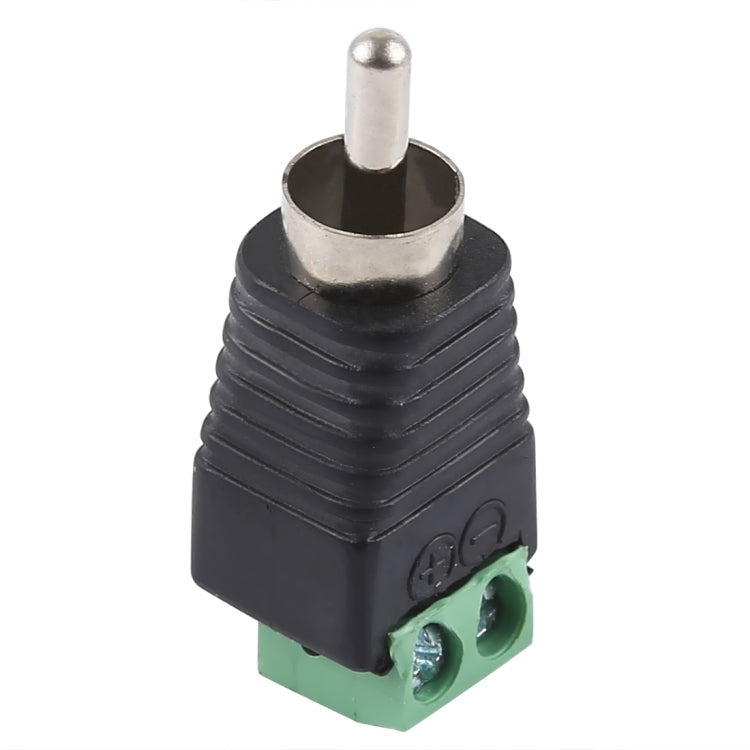 DC Power to RCA Male Adapter Connector, DC to RCA Male