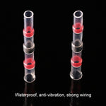 100 PZ AWG22-18 0,5-1,5 mm Sigillo Termoretraibile Terminali Filo Terminali Rossi Manicotto A Saldare, 0.5-1.5mm Red