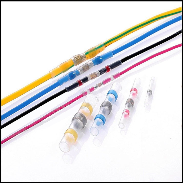 100 PZ AWG22-18 0,5-1,5 mm Sigillo Termoretraibile Terminali Filo Terminali Rossi Manicotto A Saldare, 0.5-1.5mm Red