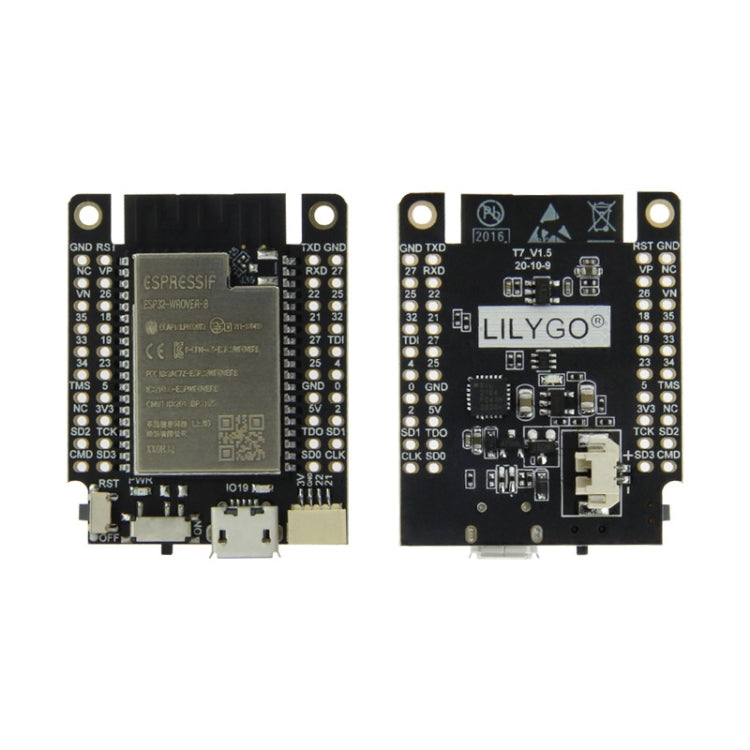 TTGO T7 V1.5 Mini32 Expansion Board ESP32-WROVER-B Bluetooth Wi-Fi PSRAM Module Development Board