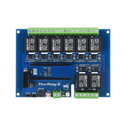 Waveshare 8 Channel Industrial Relay Module Multi Protection for Raspberry Pi Pico, 20218