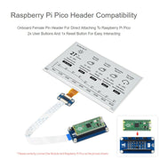 Waveshare 7.5 inch 800x480 pixels E-Paper E-Ink Display Module Black and White for Raspberry Pi Pico, SPI Interface, 20128
