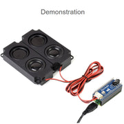 Waveshare Audio Expansion Module for Raspberry Pi Pico, Simultaneous Headphone/Speaker Output, 20167