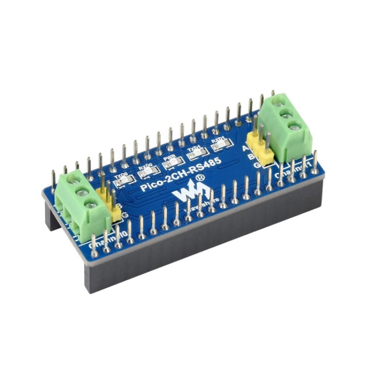 Modulo RS485 a 2 canali Waveshare per Raspberry Pi Pico, ricetrasmettitore SP3485, da UART a RS485, 19717