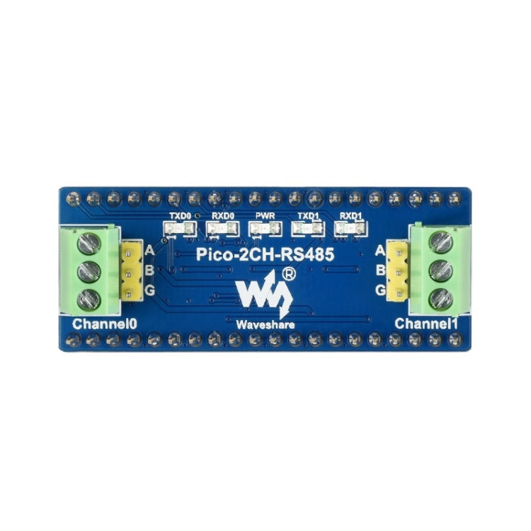 Modulo RS485 a 2 canali Waveshare per Raspberry Pi Pico, ricetrasmettitore SP3485, da UART a RS485, 19717