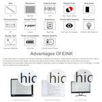 Waveshare 7.5 inch 800x480 Pixel E-Ink E-Paper Display Module Red Black White (B) for Raspberry Pi Pico, SPI Interface, 20129
