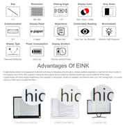 Waveshare 7.5 inch 800x480 Pixel E-Ink E-Paper Display Module Red Black White (B) for Raspberry Pi Pico, SPI Interface, 20129