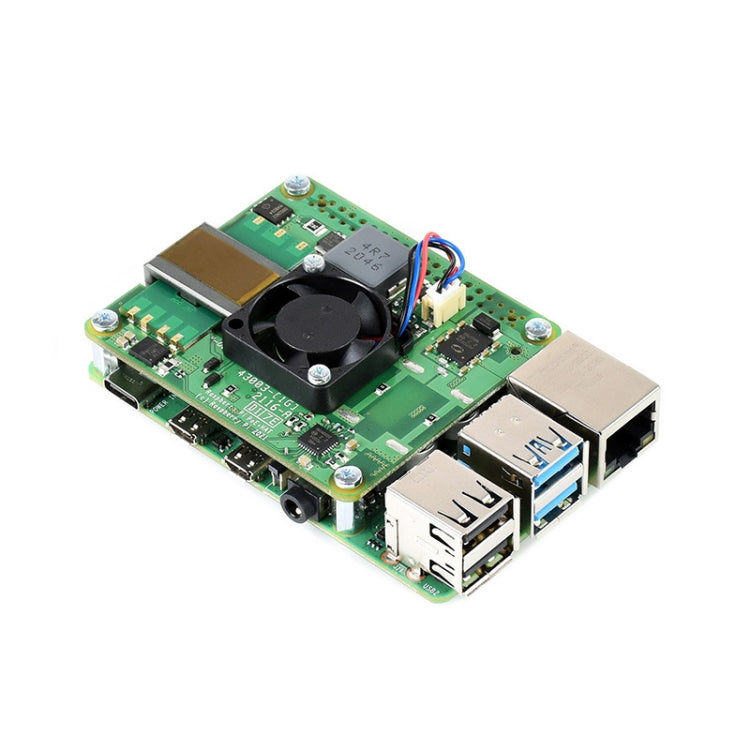 Scheda di espansione Ethernet Waveshare Raspberry Pi PoE+ HAT per Raspberry Pi 3B+/4B