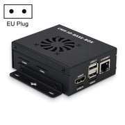 Waveshare Mini IO Board Lite Ver Mini Computer Base Box with Metal Case and Cooling Fan for Raspberry Pi CM4, IO Board Lite Ver