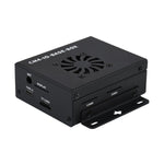 Waveshare Mini IO Board Lite Ver Mini Computer Base Box with Metal Case and Cooling Fan for Raspberry Pi CM4, IO Board Lite Ver