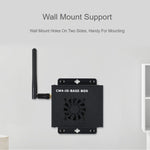 Waveshare Mini IO Board Lite Ver Mini Computer Base Box with Metal Case and Cooling Fan for Raspberry Pi CM4, IO Board Lite Ver