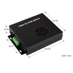 Scatola base mini-computer Waveshare PoE tipo B per Raspberry Pi