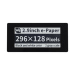 Waveshare 2.9 inch 296 x 128 Pixel 5 Point Capacitive Touch Black/White E-Paper Display E-Ink HAT for Raspberry Pi Pico, SPI Interface, 19967