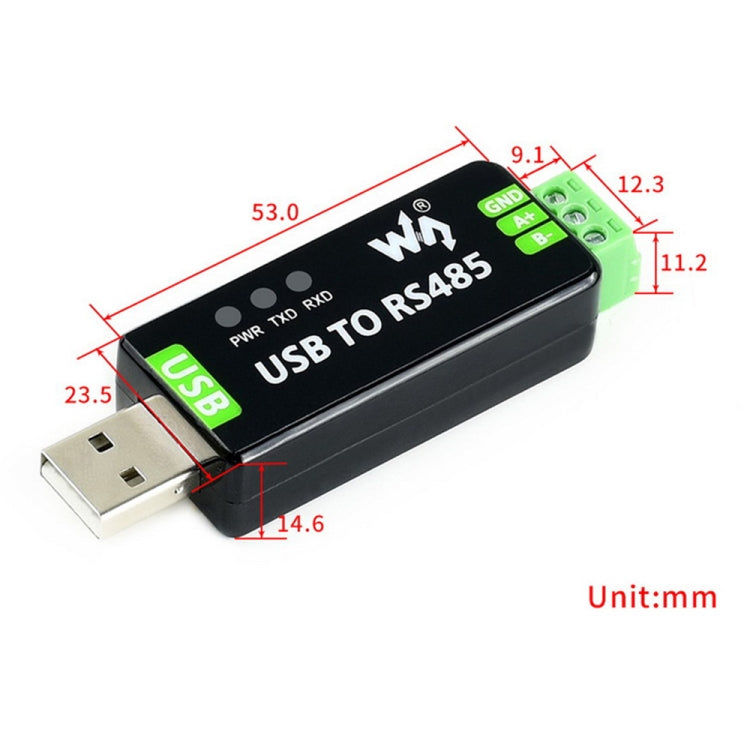 Convertitore industriale da USB a RS485 Waveshare, 17286