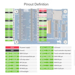 Modulo display touch 3,5" 65K colori 480x320 SPI per Raspberry Pi