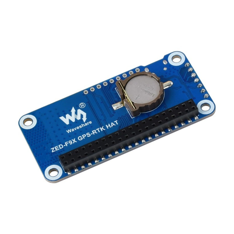 Waveshare ZED-F9P GPS-RTK HAT Multi-band RTK Differential GPS Module with Centimeter-Level Accuracy for Raspberry Pi, ZED-F9P