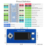 Modulo display LCD 0,96" 65K colori 160x80 pixel SPI