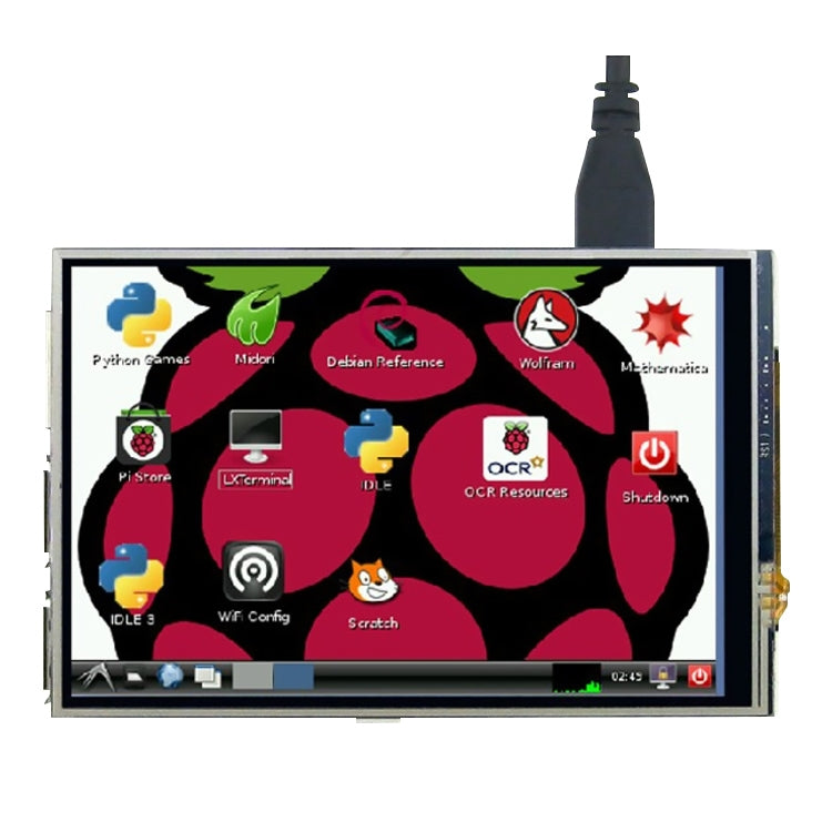 Display touchscreen LCD TFT 3,5" con penna per Raspberry Pi