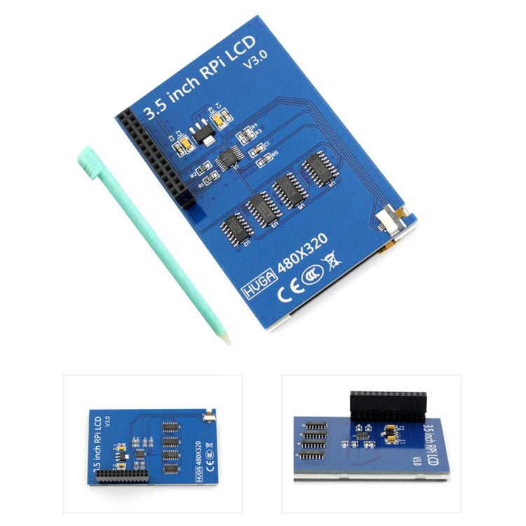 Display touchscreen LCD TFT 3,5" con penna per Raspberry Pi