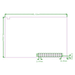 Display touchscreen LCD TFT 3,5" con penna per Raspberry Pi