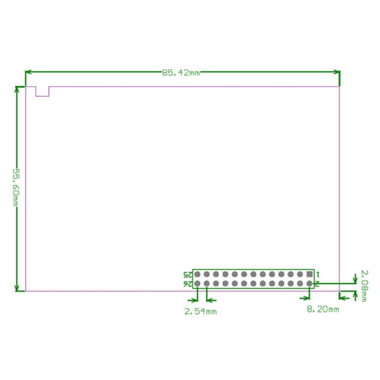 Display touchscreen LCD TFT 3,5" con penna per Raspberry Pi