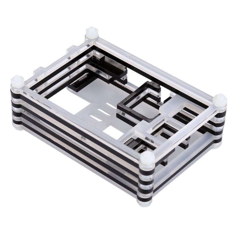 Custodia acrilico 9 strati per Raspberry Pi 3