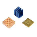 Spessori dissipatore rame e alluminio per Raspberry Pi 3/2/B+
