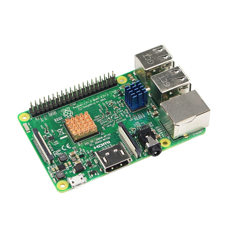 Spessori del dissipatore di calore in rame + alluminio per dissipatore di calore 3 in 1 per Raspberry Pi 3/2 / B+, For Raspberry Pi 3 / 2 / B+