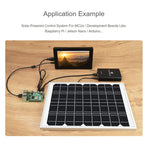 Waveshare Solar Power Manager, Built-in 10000mAh Li-Po Battery, Support 6V~24V Solar Panels, 19799