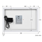 Waveshare High Conversion Efficiency Solar Panel 18V 10W, 19598