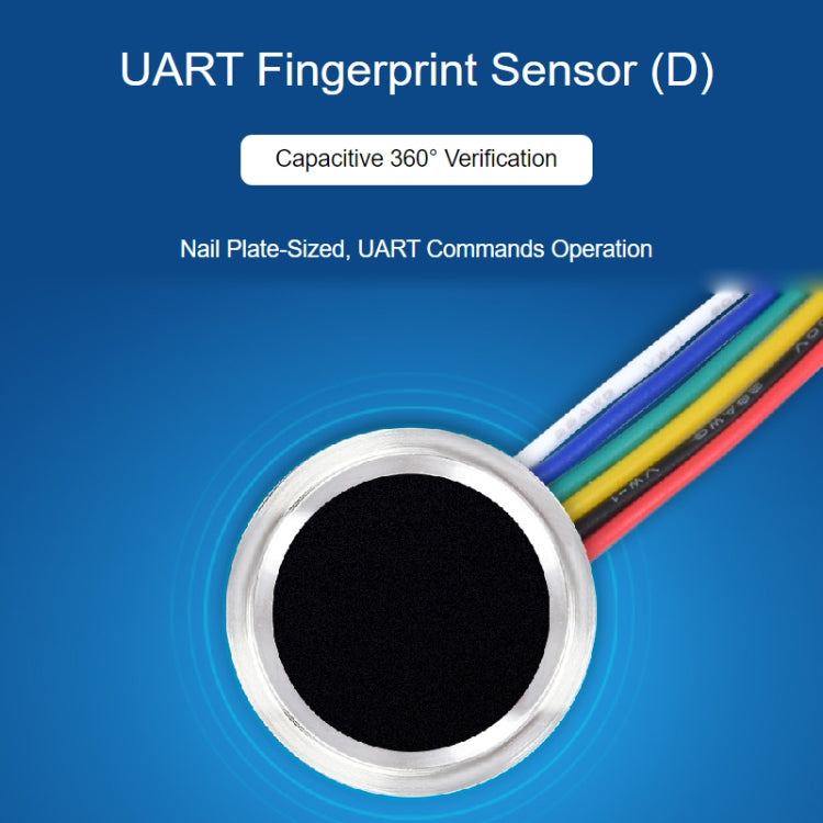 Waveshare Round UART Capacitive Fingerprint Sensor