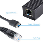 Splitter Gigabit PoE Waveshare con uscita Type-C 5V 2,5A
